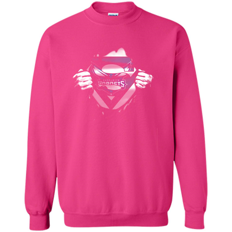 Charlotte Hornets And Superman Fans - Sweatshirt