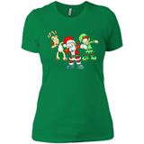 Dabbing Santa - Ladies' Boyfriend T-Shirt