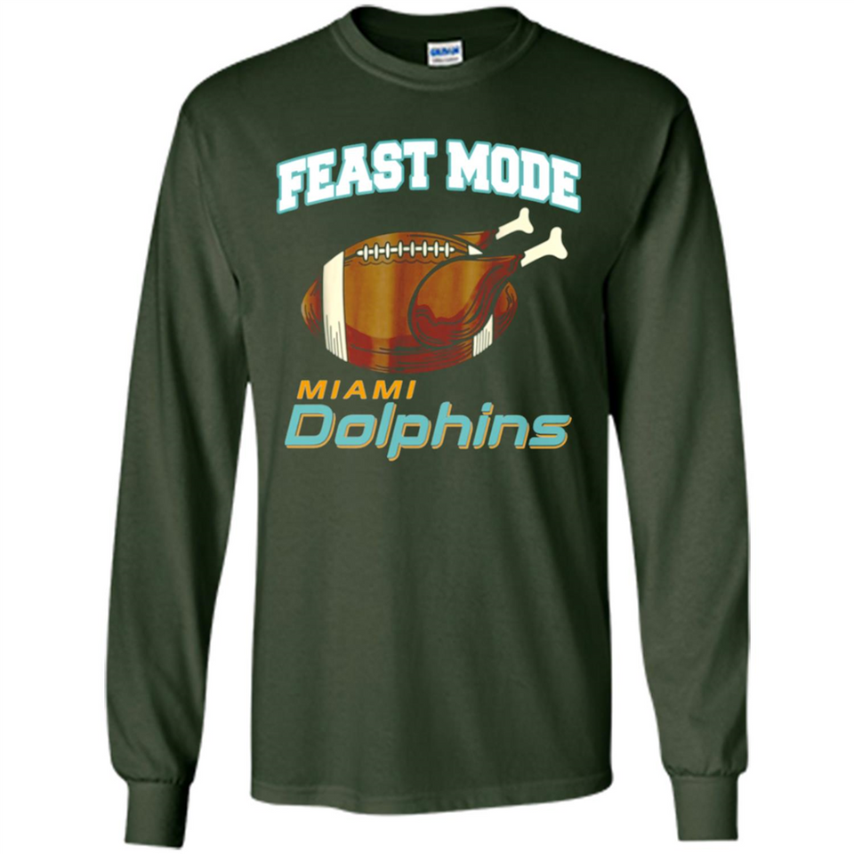 Feast Mode Dolphins Shirt - Miami Turkey Thanksgiving