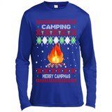Merry Campmas Ugly Christmas - Canvas Long Sleeve T-Shirt