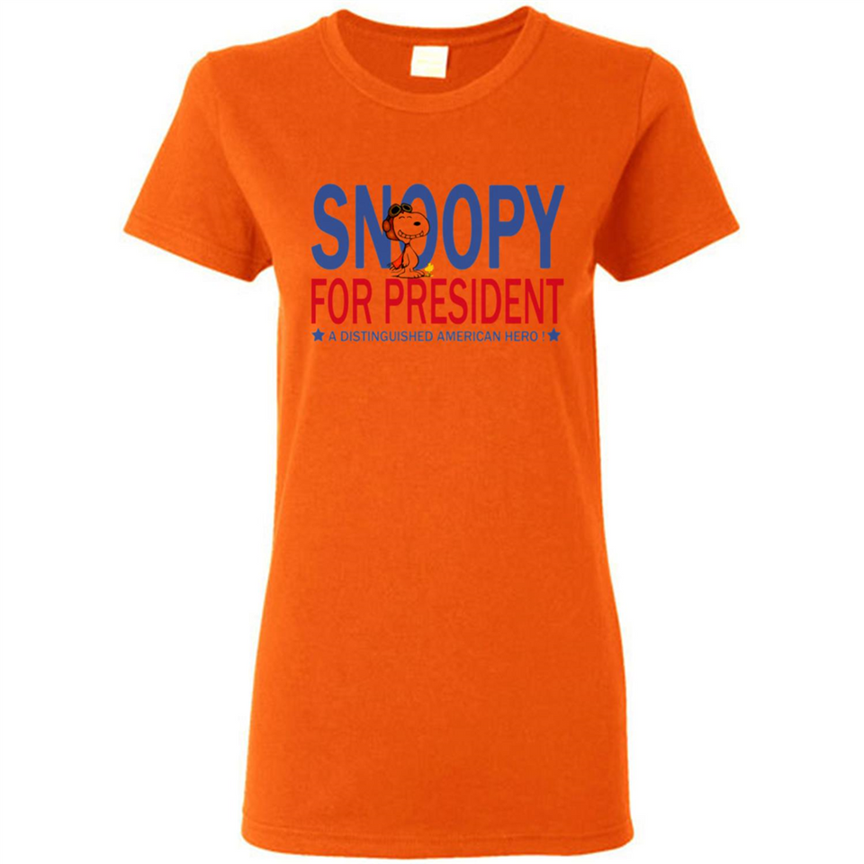 Snoopy for President - Ladies Short-Sleeve