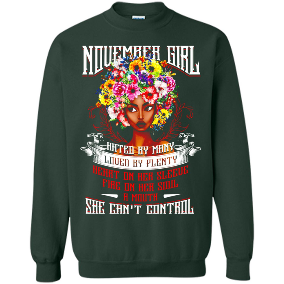 November Girl Flower - Sweatshirt