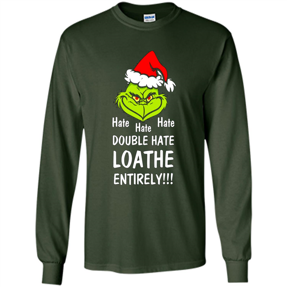 Mr Grinch hate hate hate double hate loathe entirely sweater PINGPONG
