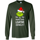 Mr Grinch hate hate hate double hate loathe entirely sweater PINGPONG
