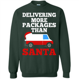 Delivering More Packages Than Santa Shirt - Postal Gift - Sweatshirt