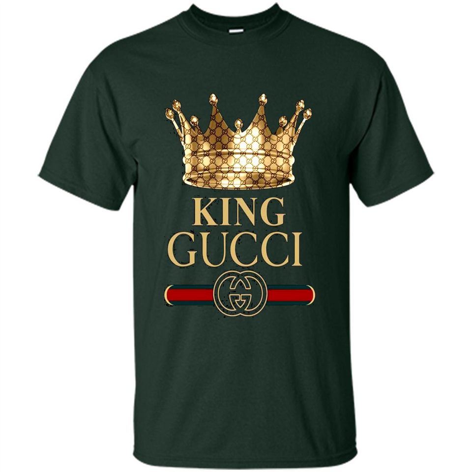 Cover your body with amazing King Crown Gucci Logo Black PING PONG