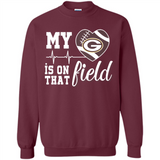 Green Bay Packers Football My Heart is on that Field - Sweatshirt