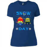 Snow Day Shirt For Golden State Warriors Vs Minion Fans pingpong