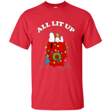 Peanuts By Schulz Snoopy Young Men_s Christmas - Shirt