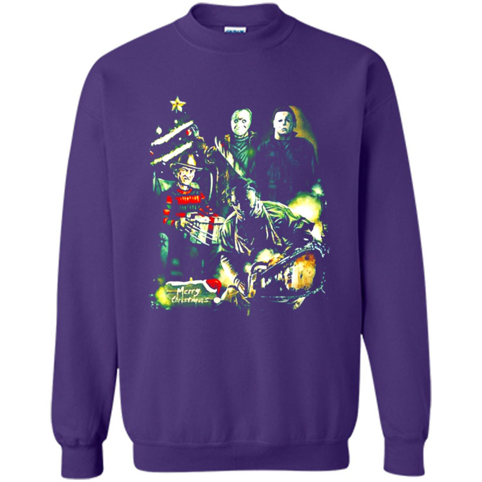 Merry Halloween Christmas Jason Michael Myers Leather Face Freddy PINGPONG