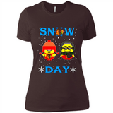Snow Day Shirt For Chicago Blackhawks Vs Minion Fans pingpong