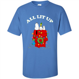 Peanuts By Schulz Snoopy Young Men_s Christmas - Shirt