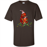 Christmas Lights Sloth Long Sleeve Santa Sloth - Shirt