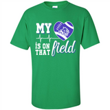 Abilene Christian Wildcats Football My Heart is on that Field - Shirt