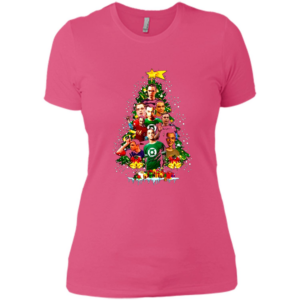 Sheldon Cooper Christmas tree sweater PINGPONG