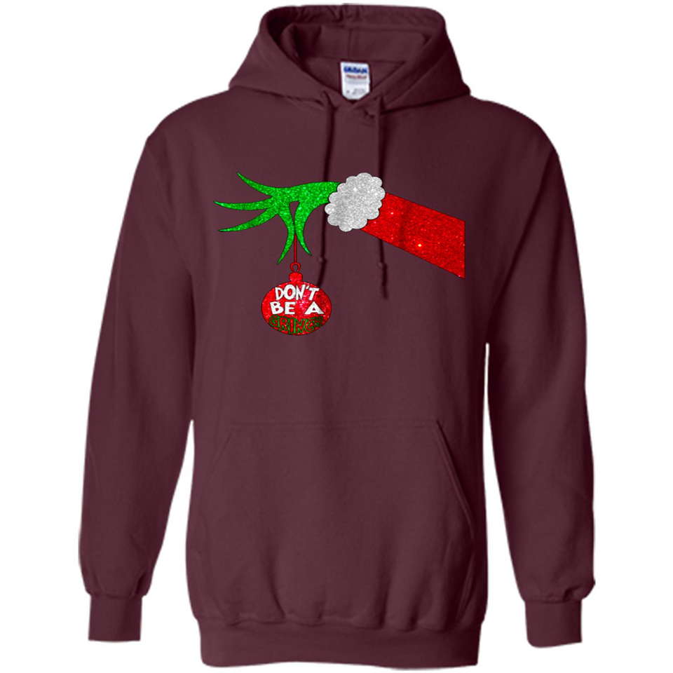 GRINCH HAND HOLDING CHRISTMAS ORNAMENT - DON'T BE A GRINCH PINGPONG