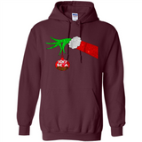 GRINCH HAND HOLDING CHRISTMAS ORNAMENT - DON'T BE A GRINCH PINGPONG