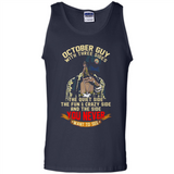 October Guy With Three Sides Quiet Fun Crazy - Tank Top