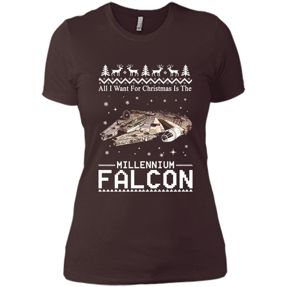 All I Want For Christmas Is The Millennium Falcon ugly PINGPONG