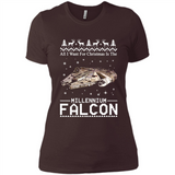 All I Want For Christmas Is The Millennium Falcon ugly PINGPONG