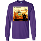 Paradise California Camp Fire Youth T-Shirt PINGPONG - Long Sleeve T-Shirt