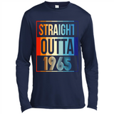 Retro Straight Outta 1965 53 Years Old - Canvas Long Sleeve T-Shirt