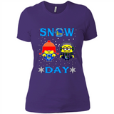 Snow Day Shirt For Golden State Warriors Vs Minion Fans pingpong