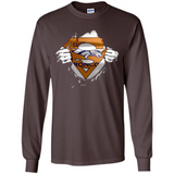 Denver Broncos And Superman Fans - Long Sleeve T-Shirt