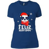 Feliz Navidog Boston Terrier Dog Ugly Xmas Sweater PING PONG