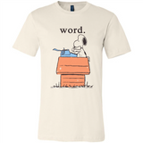 Snoopy Word - Canvas Unisex T-Shirt