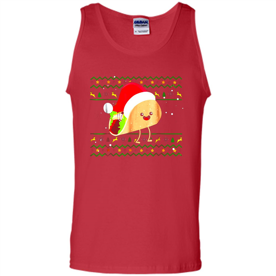 TACO Santa Hat Ugly Christmas shirt Ladies' Boyfriend