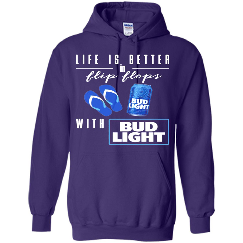 LIFE IS BETTER IN FLIP FLOPS WITH BUD LIGHT