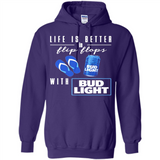 LIFE IS BETTER IN FLIP FLOPS WITH BUD LIGHT