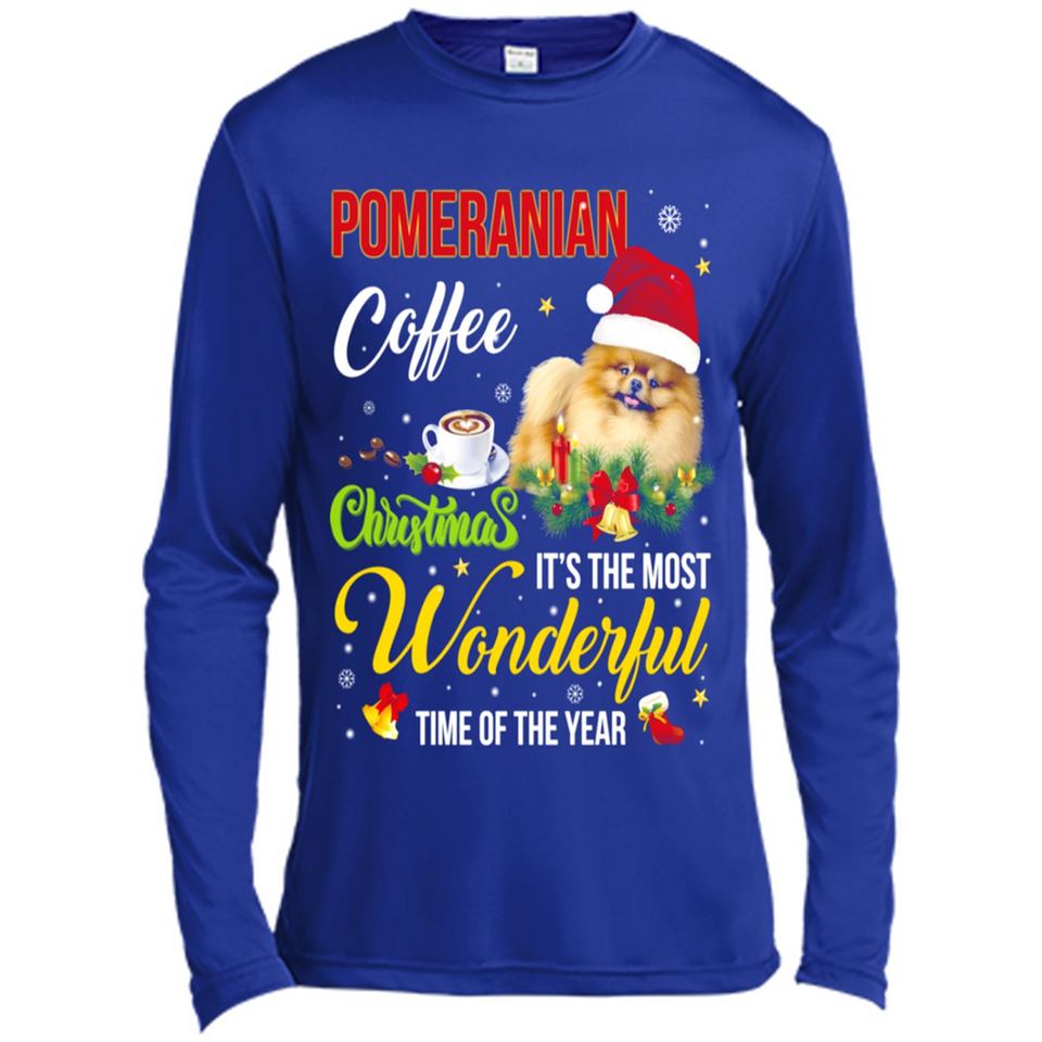 Pomeranian Coffee Wonderful Christmas