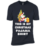 This is My Christmas Pajama Shirt - Santa Bear Tree Gift Tee