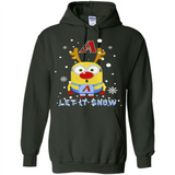 Minion Arizona Diamondbacks Ugly Christmas Sweater Let it Snow - Hoodie
