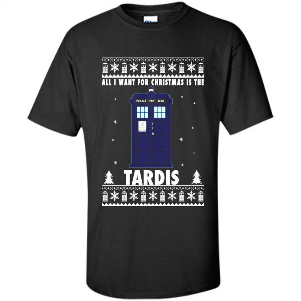 All I Want For Christmas Is The Tardis Ugly PINGPONG