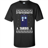 All I Want For Christmas Is The Tardis Ugly PINGPONG
