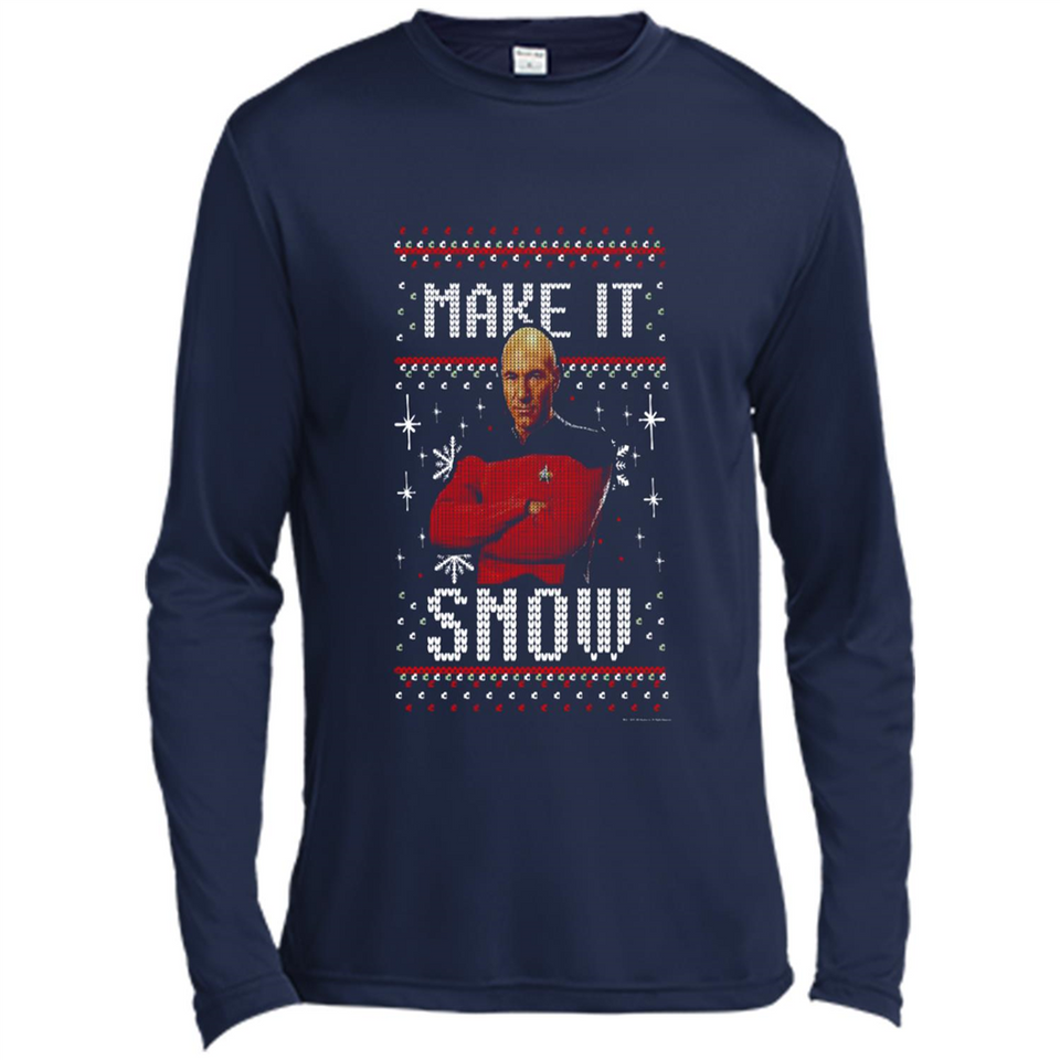 Make It Snow Jean-Luc Picard Star Trek PINGPONG