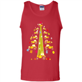 Tractor Car Christmas Tree T-shirt For Drivers