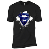 Detroit Tigers And Superman Fans - Premium Short Sleeve T-Shirt