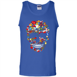 Skull Christmas Decorations Merry Xmas T-Shirt - Tank Top