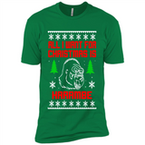 All I Want For Christmas Is HarambeT Rex Attack Reindeer ugly sweater PINGPONG