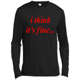 I Think It's Fine - Canvas Long Sleeve T-Shirt