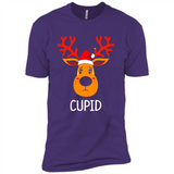 Cupid Santa Claus Funny Xmas Holiday T-Shirt - Premium Short Sleeve T-Shirt