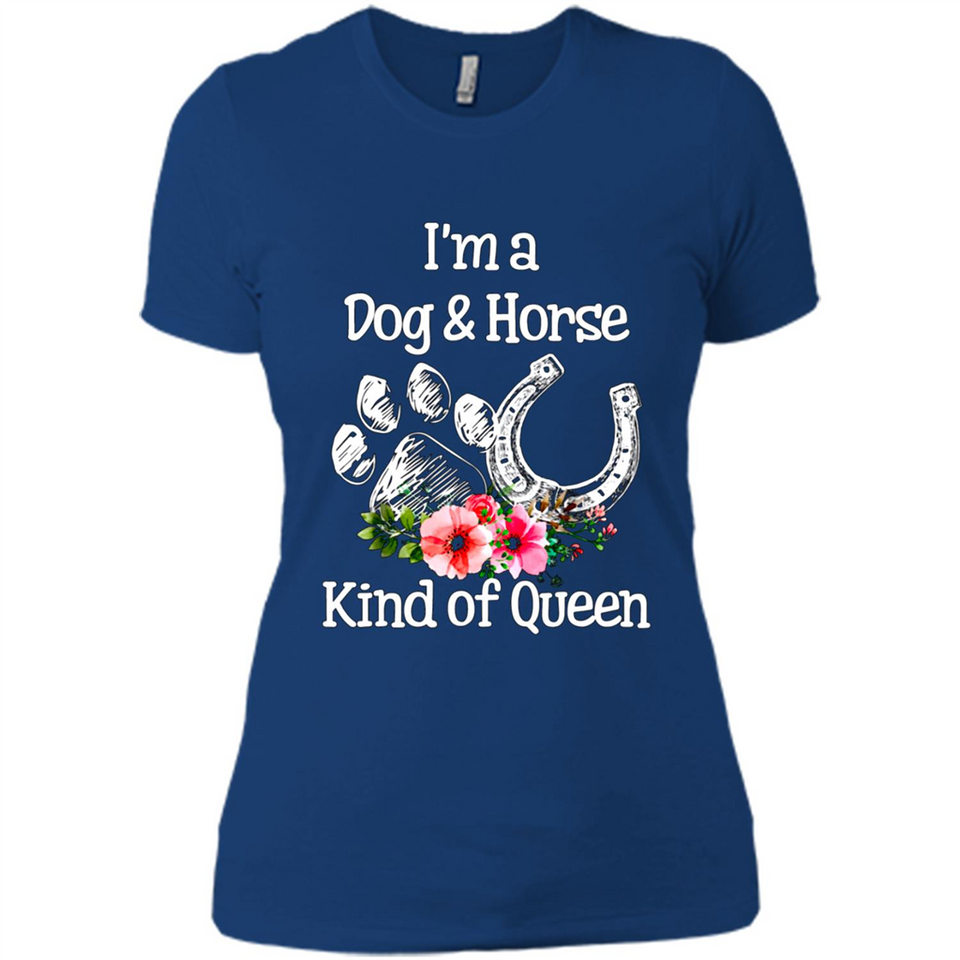 I'm A Dog & Horse Shirt Animal Lover Gift