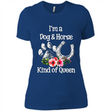 I'm A Dog & Horse Shirt Animal Lover Gift