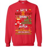 Let's Bake Stuff Drink Hot Cocoa Hallmark-Christmas Movies Sweatshirt PINGPONG