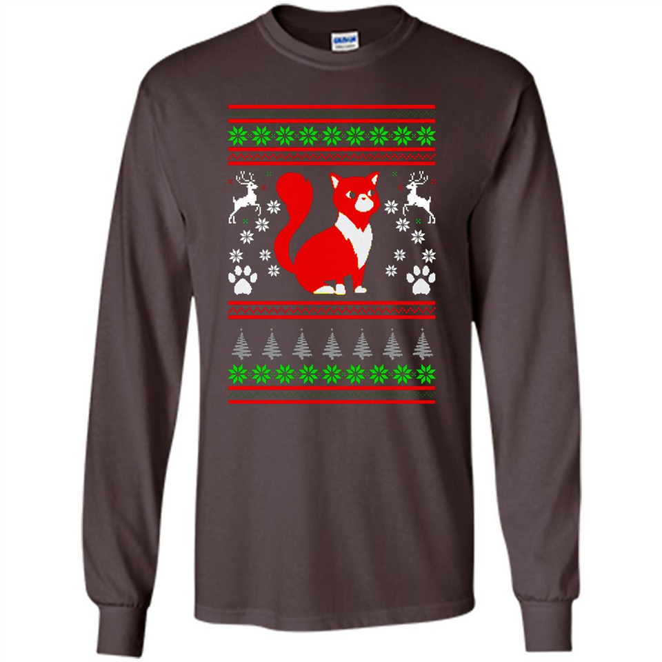 Christmas Ugly Sweater CUTE CATS UGLY CHRISTMAS SWEATERS - Long Sleeve T-Shirt