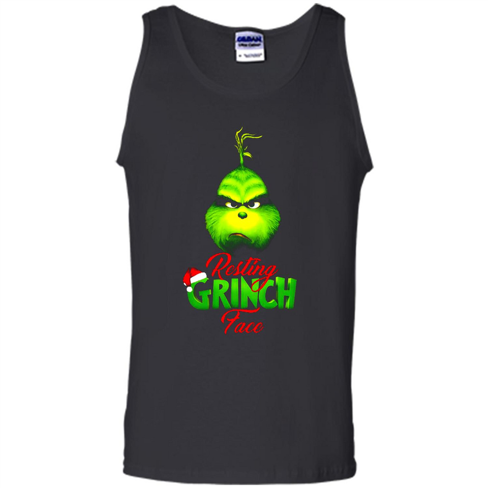 Resting Grinch Face Shirt PINGPONG - Tank Top